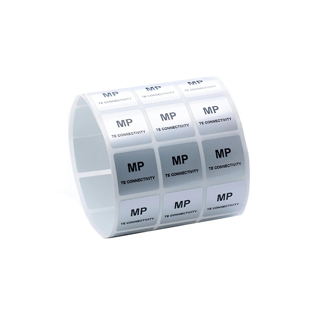 LABEL METAL POLY 76.2X127.0MM