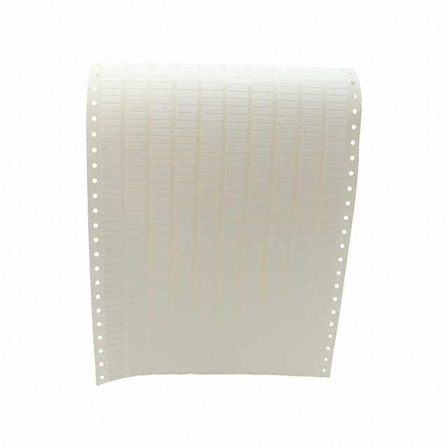 LABEL S LAM DM POLY WHT .65X.20"