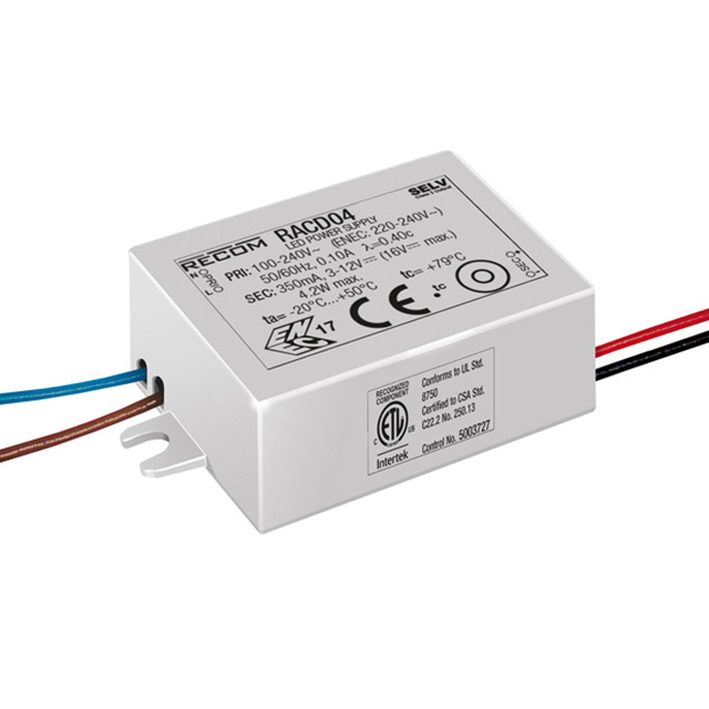 LED DRIVER CC AC/DC 3-12V 350MA LED DRIVER CC AC/DC 3-12V 350MA