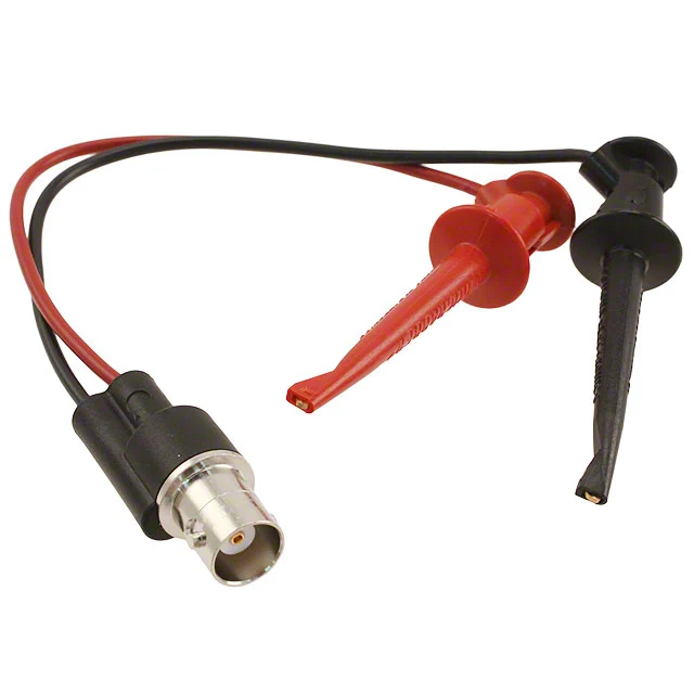 TEST LEAD BNC TO GRAB HOOK 5.5" TEST LEAD BNC TO GRAB HOOK 5.5"