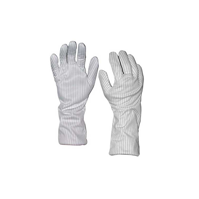 GLOVES POLY WHT LG
