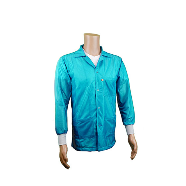 SMOCK JACKET POLY TEAL SMALL