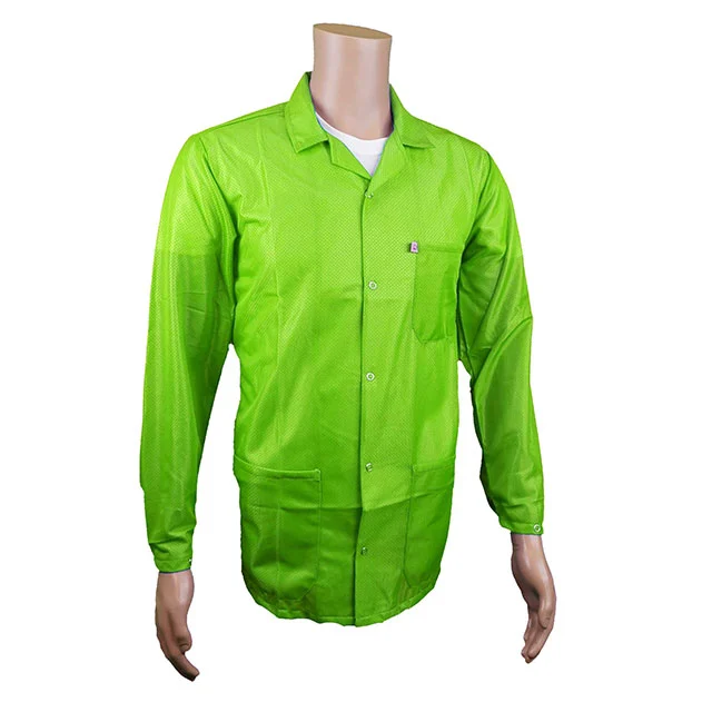 SMOCK JACKET POLY GREEN 2XLG SMOCK JACKET POLY GREEN 2XLG