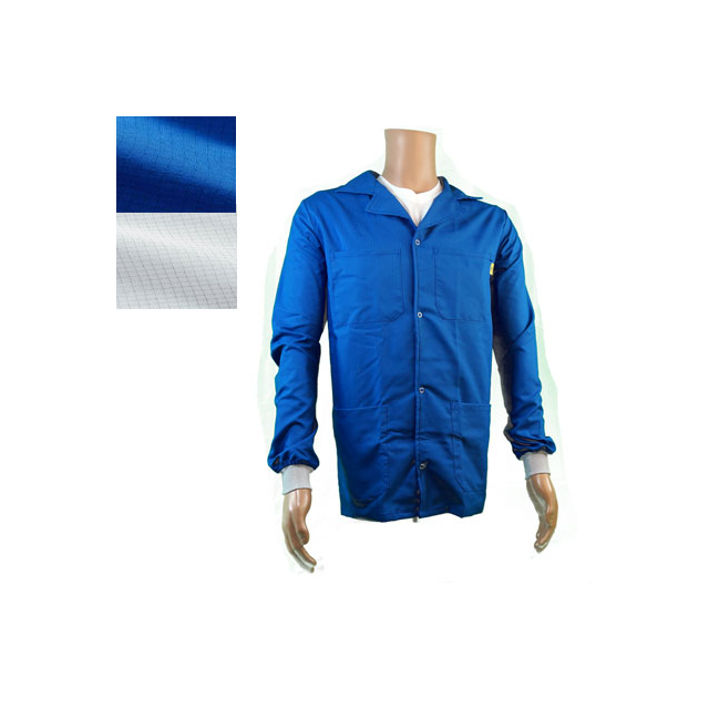 SMOCK COT/POLY LGT BLE 4XLG