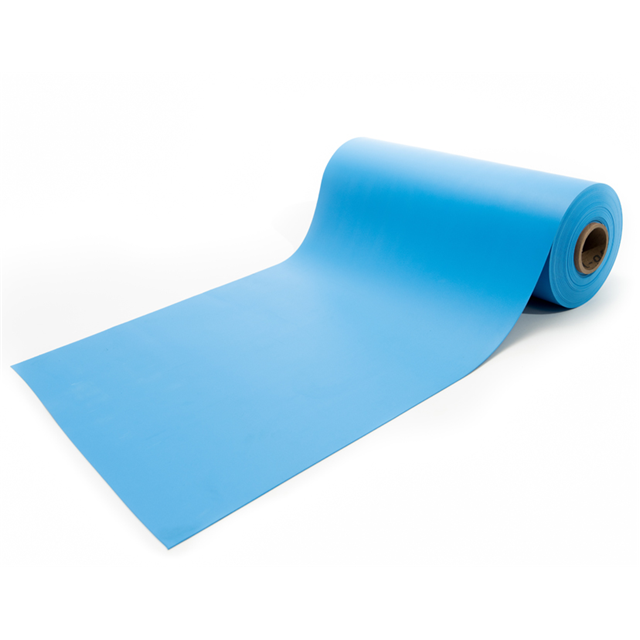 TABLE MAT VINYL BLUE 20'