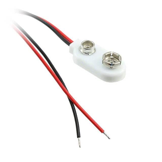 BATT CONNECTOR SNAP 9V 6" LEADS BATT CONNECTOR SNAP 9V 6" LEADS