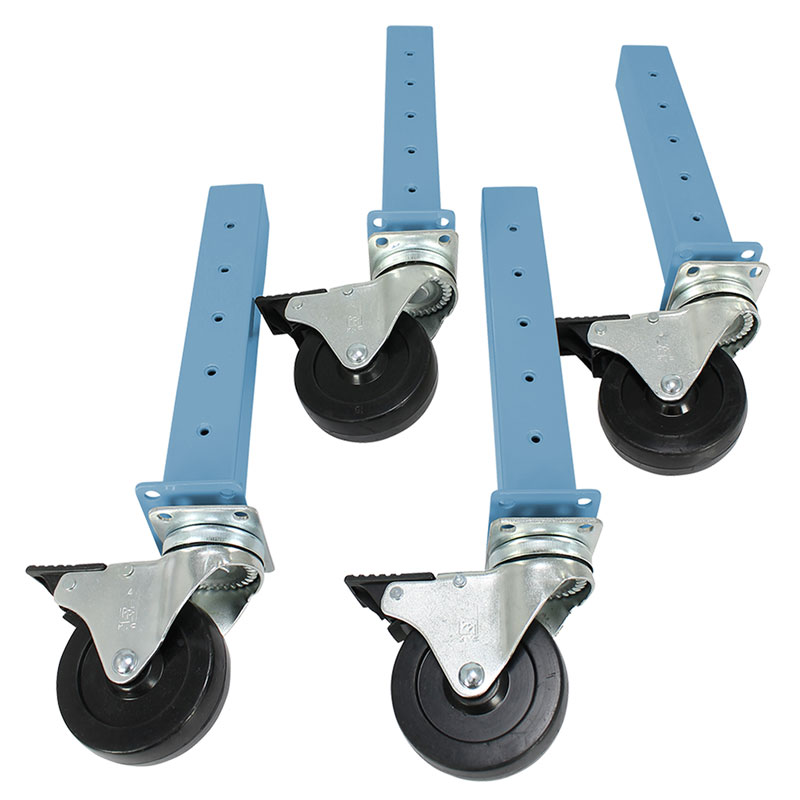 QS WM LEG EXT CASTER SET 4" SKY QS WM LEG EXT CASTER SET 4" SKY