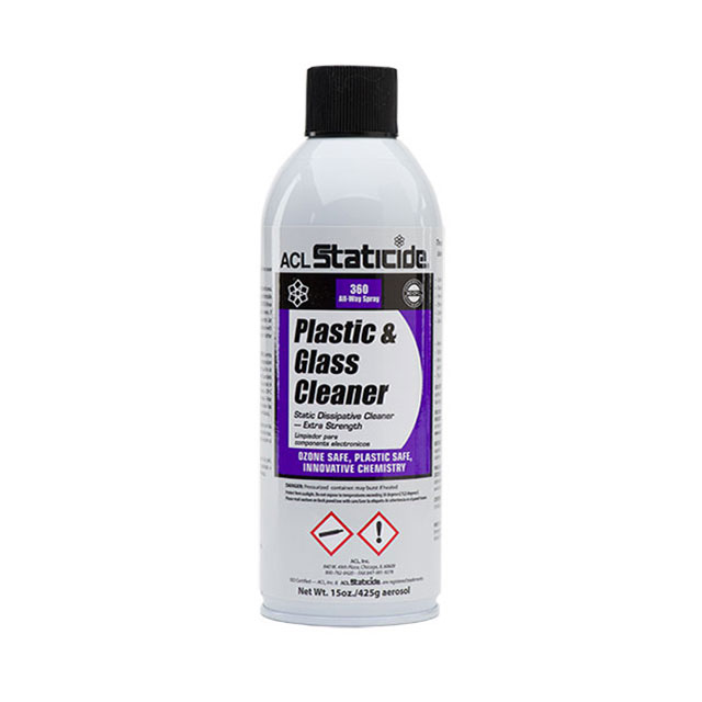CLEANER ANTISTAT GLASS PLAS 15OZ