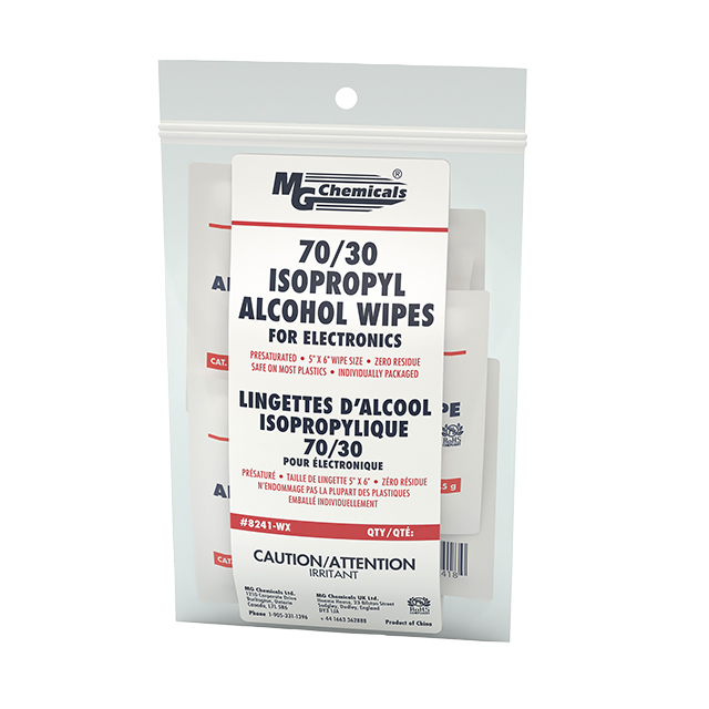 WIPES WET ELEC EQUIP 6X5" 25PC