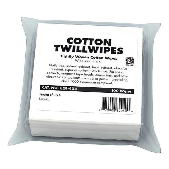 WIPES DRY MOIST ABSOR 4X4" 100PC