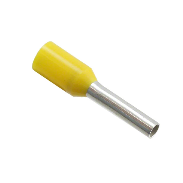 CONN FERRULE DIN 18AWG YELLOW