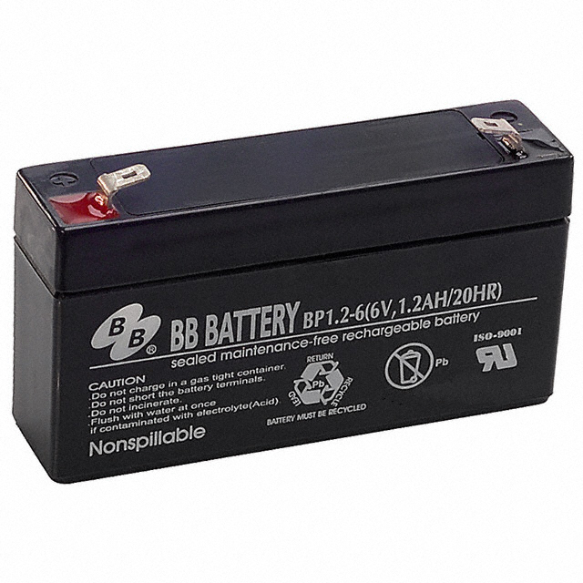 BATTERY LEAD ACID 6V 1.2AH