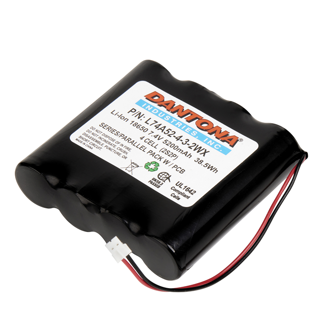 BATTERY PACK LI-ION 7.4V 18650