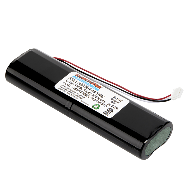 BATTERY PACK LI-ION 14.8V 18650 BATTERY PACK LI-ION 14.8V 18650