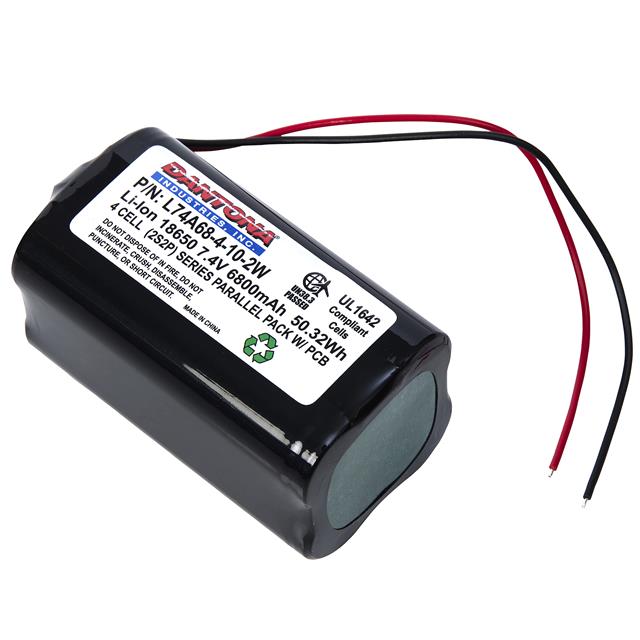 BATTERY PACK LI-ION 7.4V 18650