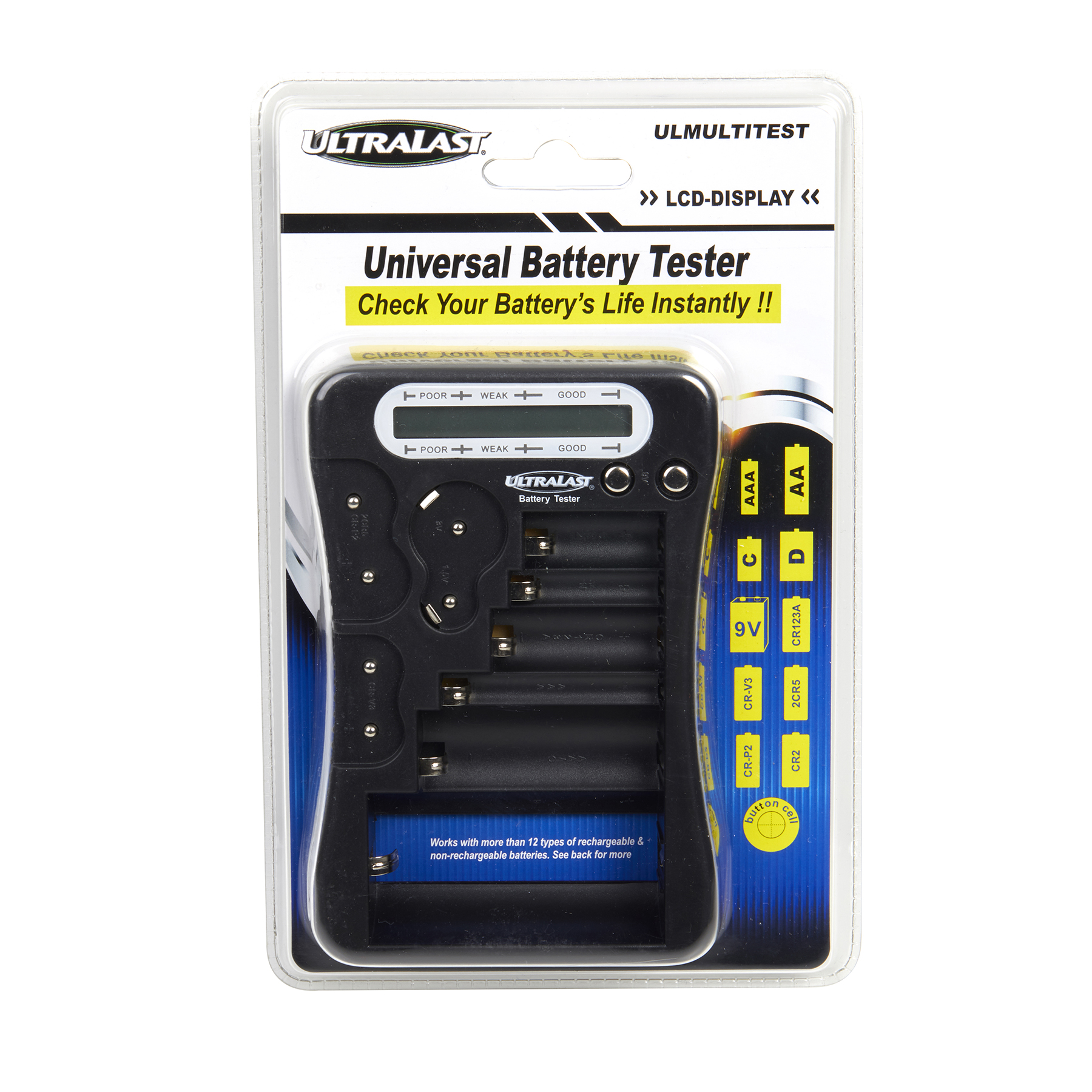 This Universal battery tester is This Universal battery tester is
