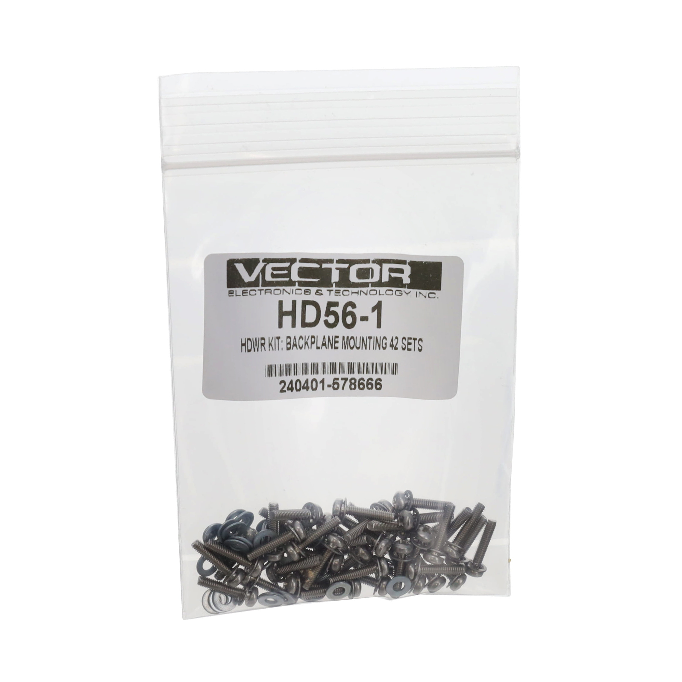 HARDWARE BACKPLANE MOUNT 42SETS HARDWARE BACKPLANE MOUNT 42SETS