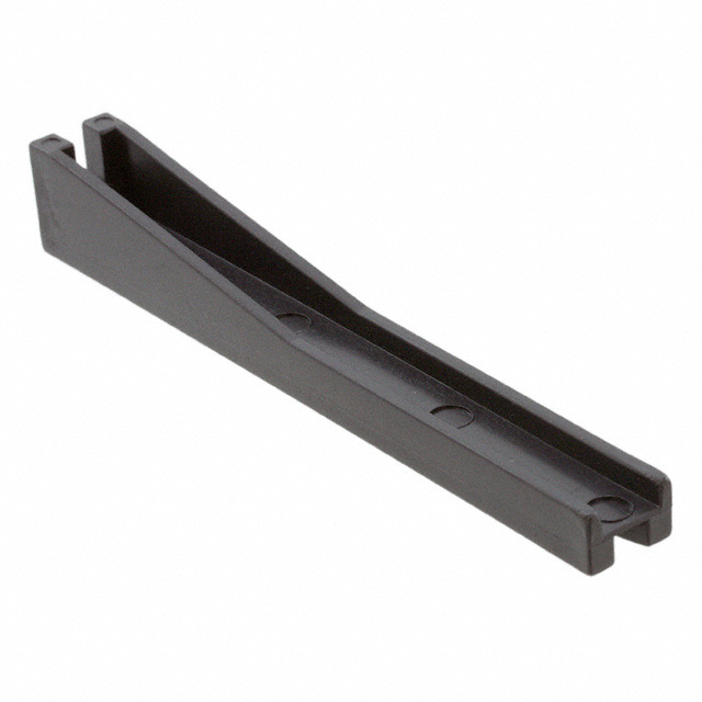 CARD GUIDE VERT 4X0.076" BLK