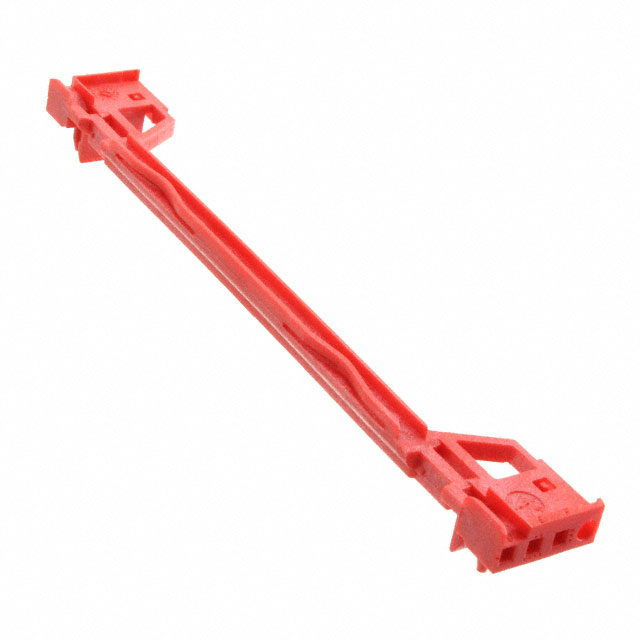 GUIDE RAIL 4HP RED FOR PCB 160MM GUIDE RAIL 4HP RED FOR PCB 160MM