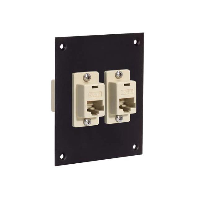 USP SUB-PNL W/2 RJ45K CPLR STR USP SUB-PNL W/2 RJ45K CPLR STR