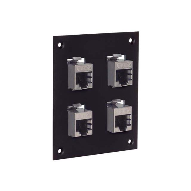 USP SUB-PNL W/4 CAT6 SHLD CPLR USP SUB-PNL W/4 CAT6 SHLD CPLR