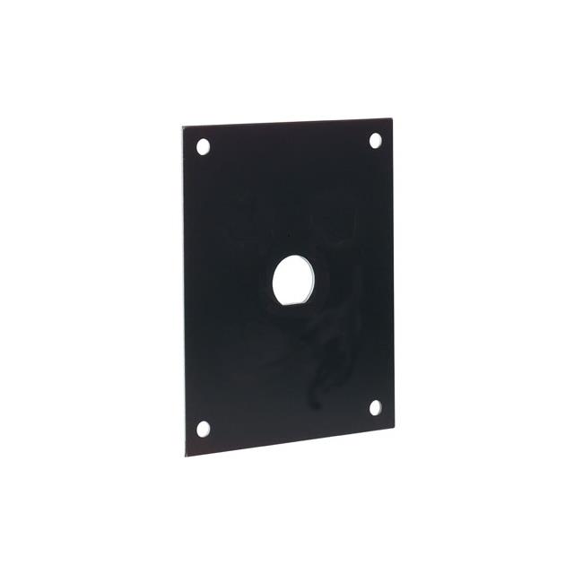 SUB PANEL W/1 D HOLE BLACK SUB PANEL W/1 D HOLE BLACK