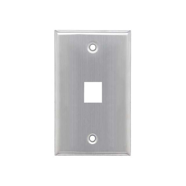 WALL PLATE 1 KEYSTNE STAINLESS WALL PLATE 1 KEYSTNE STAINLESS