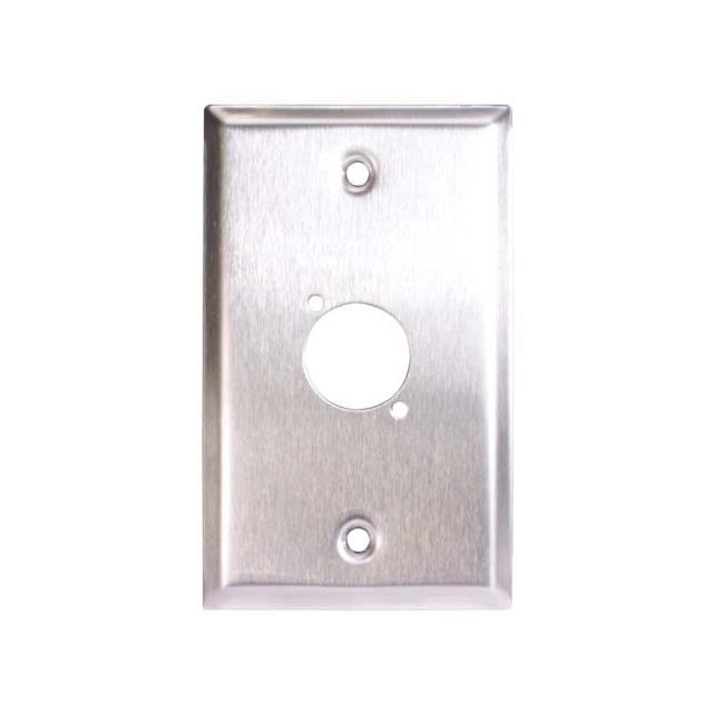 SS WALL PLATE 1 XLR BLANK SS WALL PLATE 1 XLR BLANK