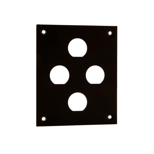 SUB PANEL W/4 .630 D-HOLE BLK