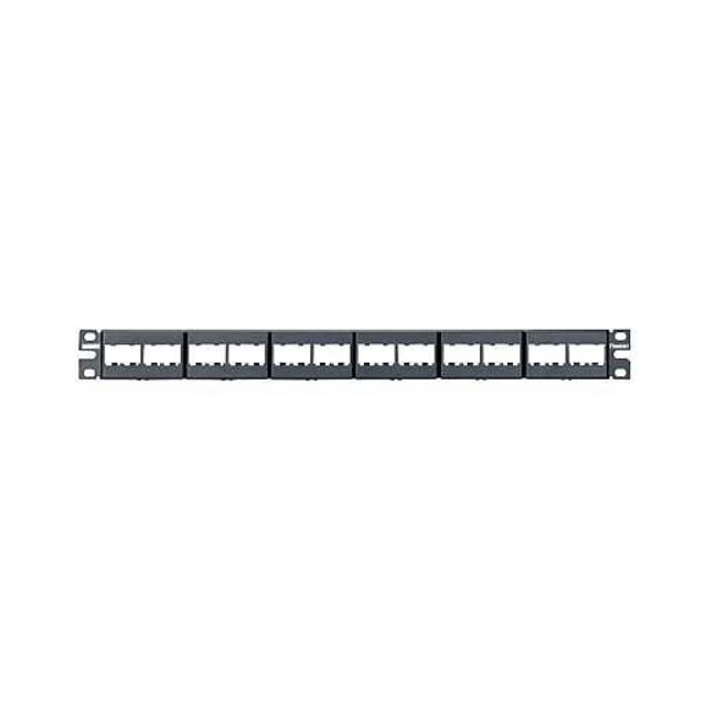 PATCH PANEL, 24 PORT, MODULAR, B PATCH PANEL, 24 PORT, MODULAR, B