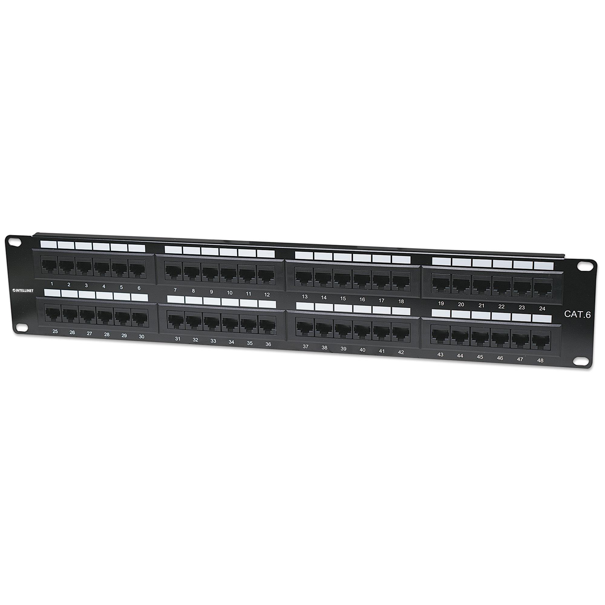 Cat6 UTP 48 port Rackmount 2U