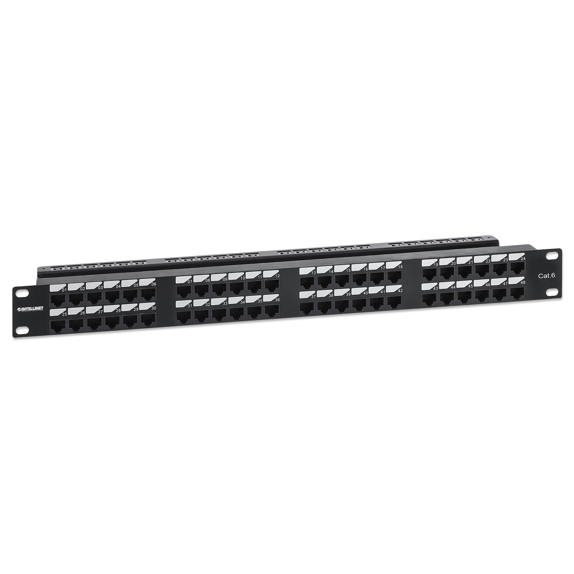 Cat6 UTP 48 port Rackmount 1U