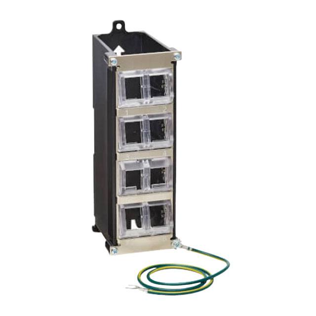 8-PORT METAL DIN-RAIL MOUNTING K 8-PORT METAL DIN-RAIL MOUNTING K