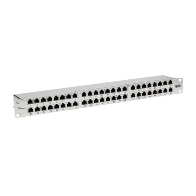 CAT5E/CAT6 48-PORT PATCH PANEL -