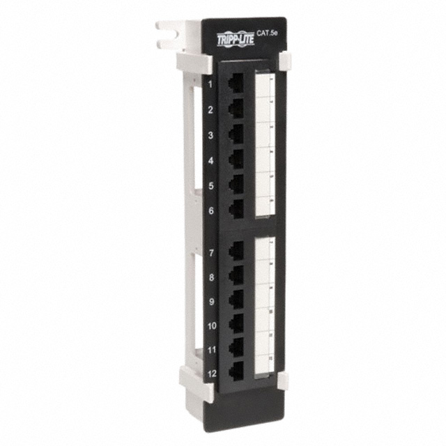 PANEL PATCH CAT5E WALL MT 12PORT PANEL PATCH CAT5E WALL MT 12PORT