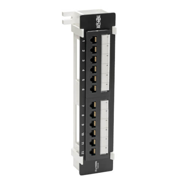 CAT5E WALL-MOUNT 12-PORT PATCH P CAT5E WALL-MOUNT 12-PORT PATCH P