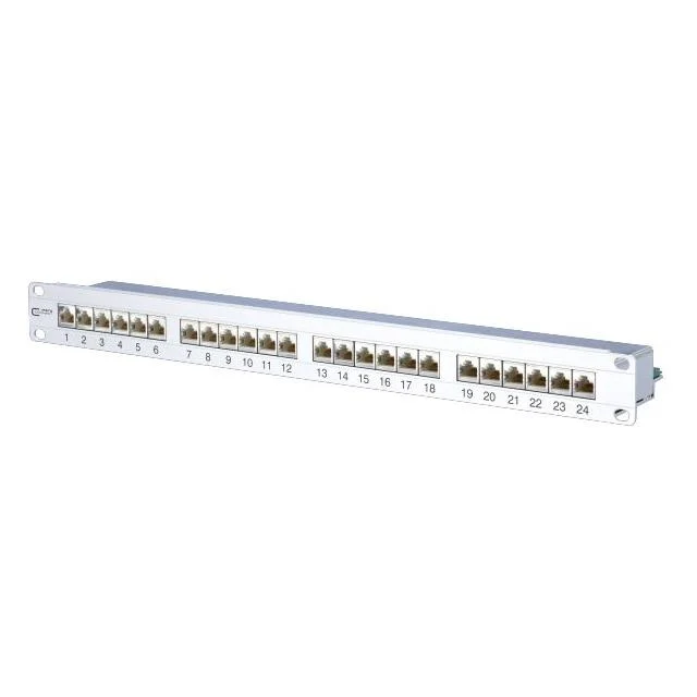 PATCH PANEL, E-DAT C6A 24 PORT 1 PATCH PANEL, E-DAT C6A 24 PORT 1