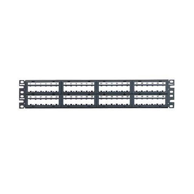 PATCH PANEL, 48 PORT, MODULAR, 6 PATCH PANEL, 48 PORT, MODULAR, 6