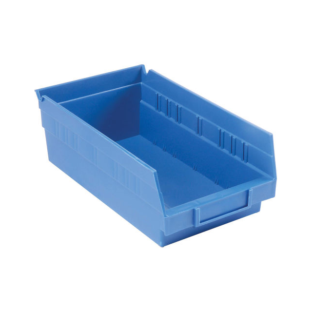 NESTABLE SHELF STORAGE BIN, PLAS