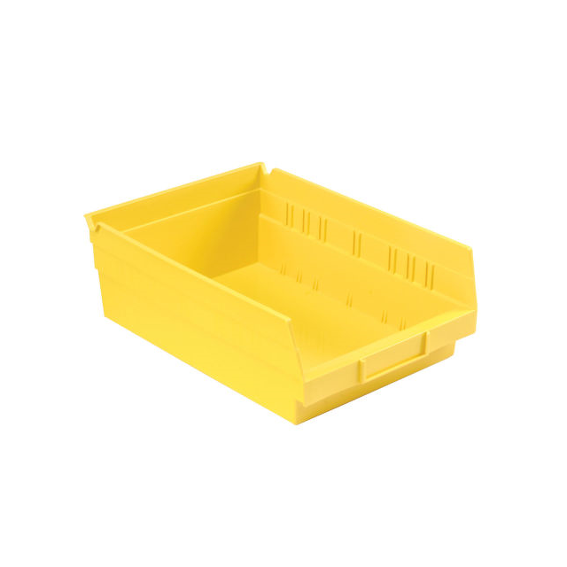 NESTABLE SHELF BIN, PLASTIC, 8-3