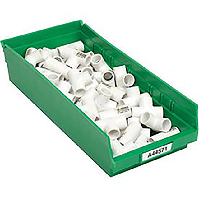 PLASTIC SHELF BIN NESTABLE 8-3/8