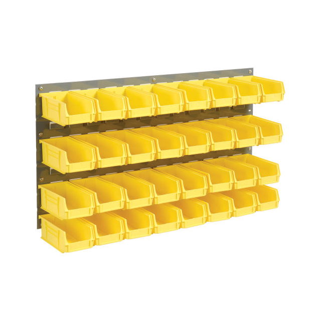 WALL BIN RACK PANEL W/(32) YELLO WALL BIN RACK PANEL W/(32) YELLO