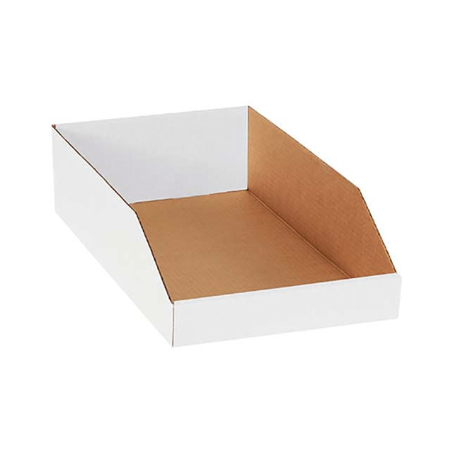 OPEN TOP WHITE CORRUGATED BIN BO OPEN TOP WHITE CORRUGATED BIN BO