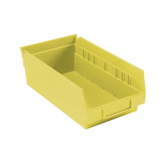 NESTABLE SHELF BIN, PLASTIC, 6-5 NESTABLE SHELF BIN, PLASTIC, 6-5