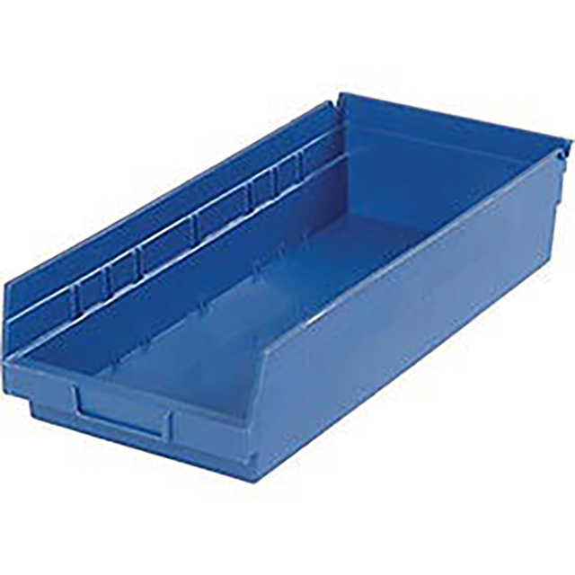 PLASTIC SHELF BIN NESTABLE 8-3/8