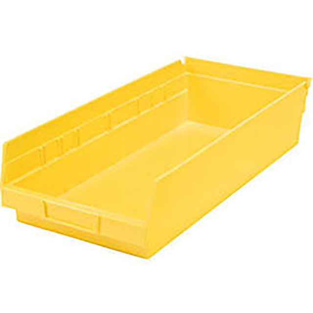 PLASTIC SHELF BIN NESTABLE 8-3/8