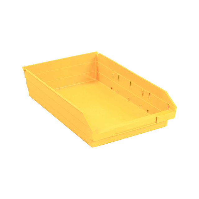 NESTABLE SHELF BIN, PLASTIC, 11-
