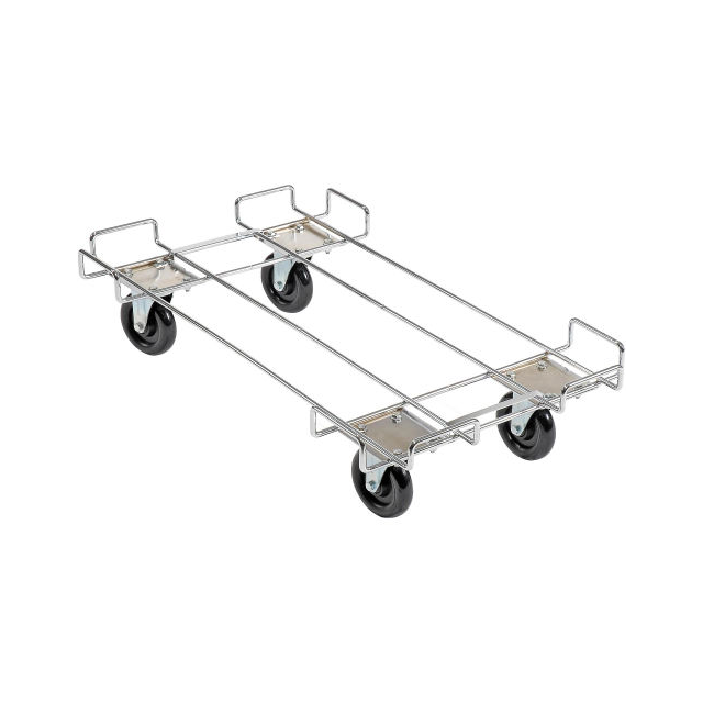 WIRE RACK DOLLY BASE W/5" POLY S WIRE RACK DOLLY BASE W/5" POLY S
