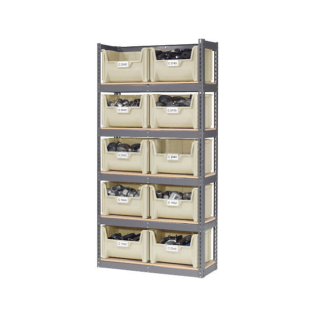 5 SHELF BOLTLESS STEEL SHELVING 5 SHELF BOLTLESS STEEL SHELVING