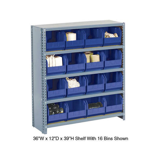 CLOSED BIN SHELVING W/10 SHELVES CLOSED BIN SHELVING W/10 SHELVES